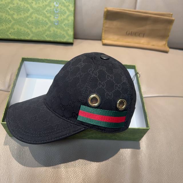 Comes With A Box And Cloth Bag, Gucci Classic Baseball Cap, Steel Buckle, 1:1 Mo