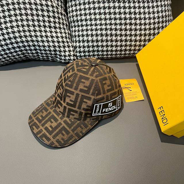 Comes With A Box And Cloth Bag, Fendi Latest Original Baseball Cap, Fendi Rubber