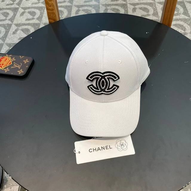 Chanel New Baseball Cap, Summer Duckbill Cap, Unique Mesh Design, Solid Color, H