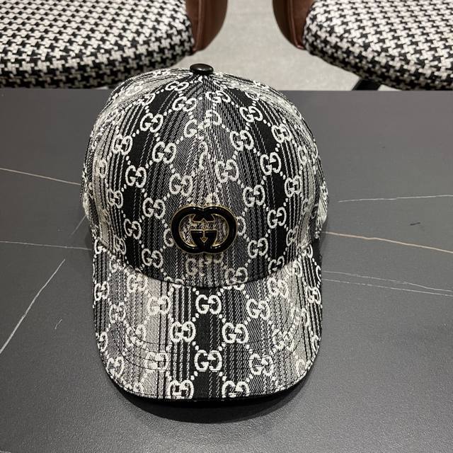 Gucci New Original Baseball Cap, Horse Bit Buckle. Custom-Made With 1:1 Mold Fro