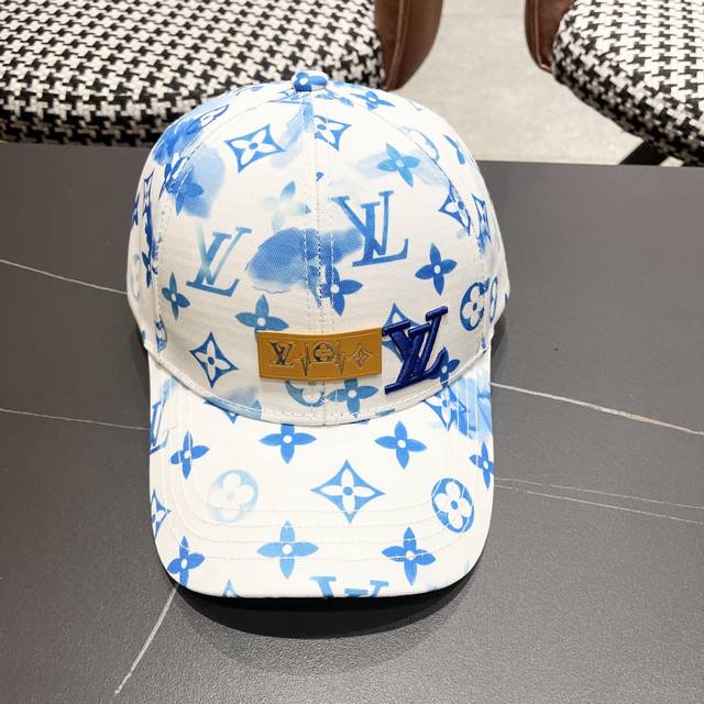 Louis Vuitton Lv Baseball Cap Louis Vuitton New Arrival Washed Embroidered Flowe