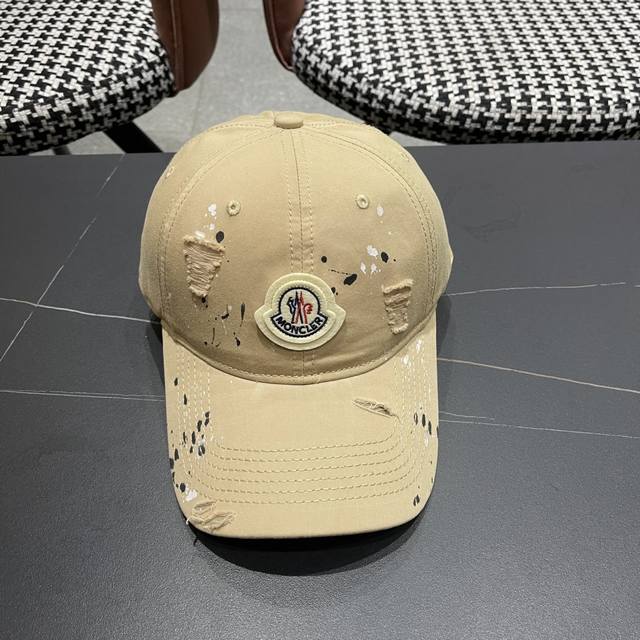 Moncler 2025 Spring New Arrival Unique Baseball Cap, High-Quality Breathable Des