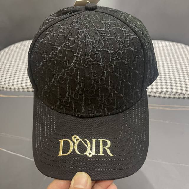 Dior Original Baseball Cap, Simple, Elegant, Fashionable, Low-Key Luxury, Uv Pro