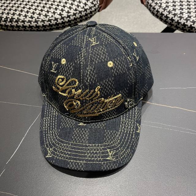 Louis Vuitton New Authentic Baseball Cap, 1:1 Mold Customization, Fashionable An