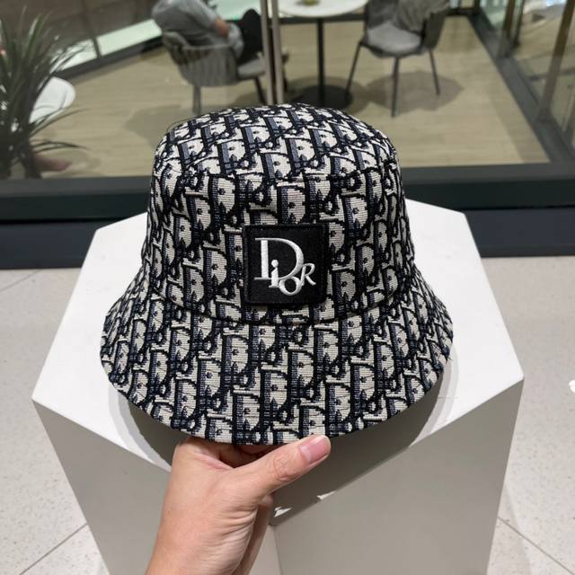 Dior Dior Summer New Arrival Men's And Women's Sun-Protective Fisherman's Hat, H