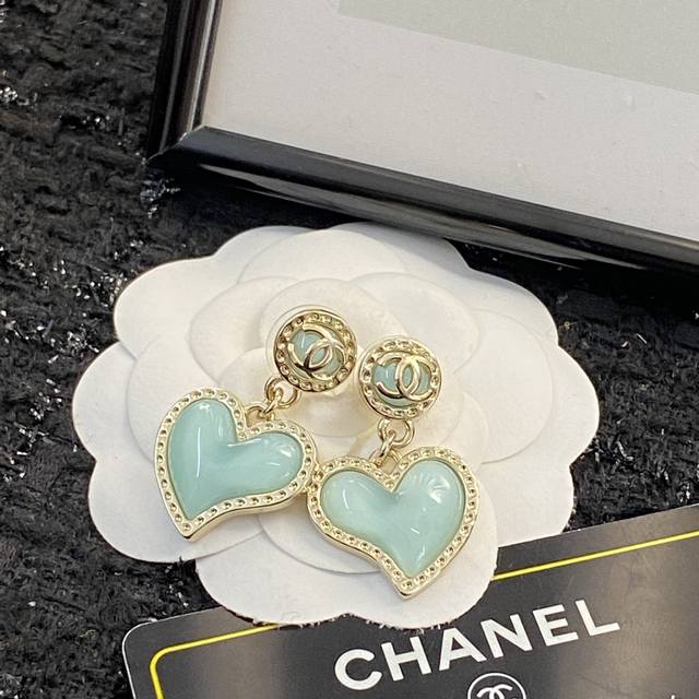 Chanel Earring Bestseller Now Available, Same As In Stores. Chan 23 Glass Gemsto