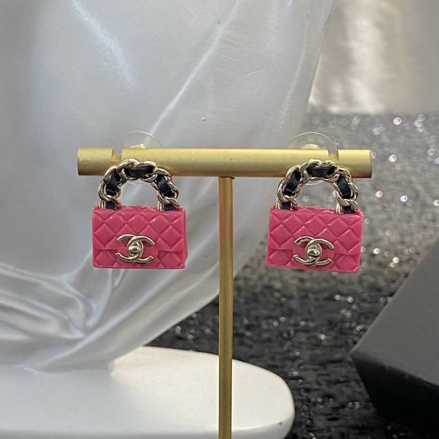 Chanel Ear Studs Best-Selling Styles Now Available. Leather Chain Retro Lock Ear