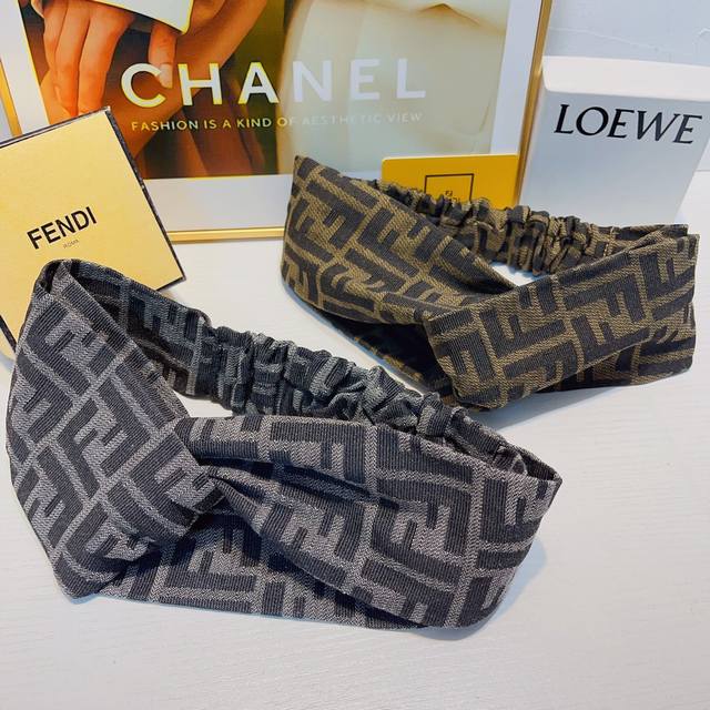 Fendi Fendi Hairband European And American Fashion Hairband, Versatile And Trend