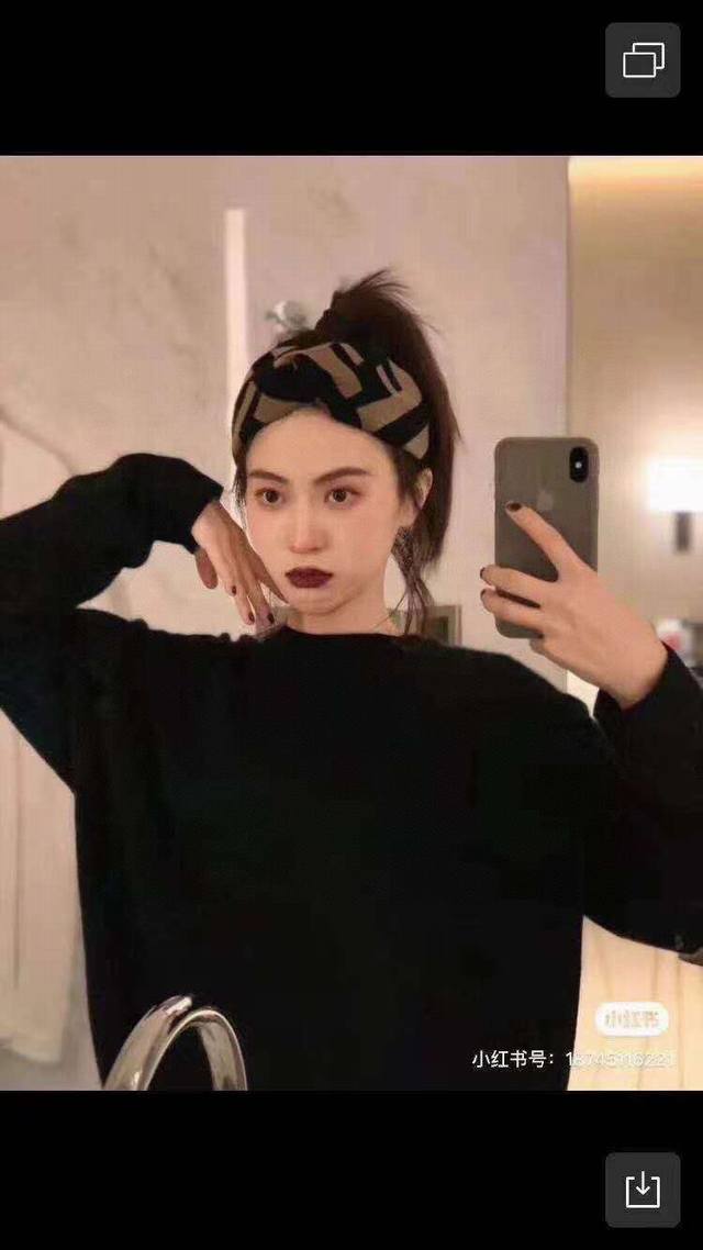 New Arrival Fendi Autumn/Winter New Hairband Official Store Same Material