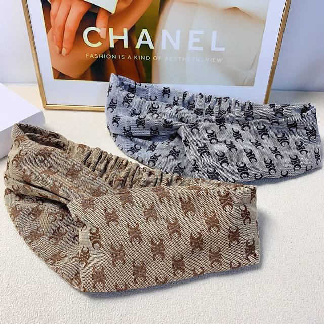 Celine Celine Headband Arc De Triomphe Minimalist Fashion Headband, Summer Essen