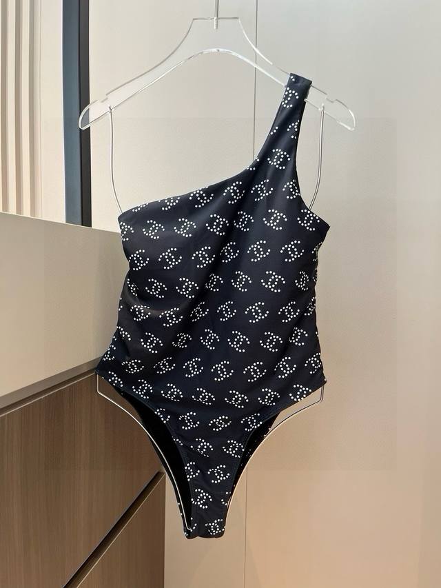 Chanel Chanel One-Piece Swimsuit Suitable For Various Occasions: Beach, Swimming