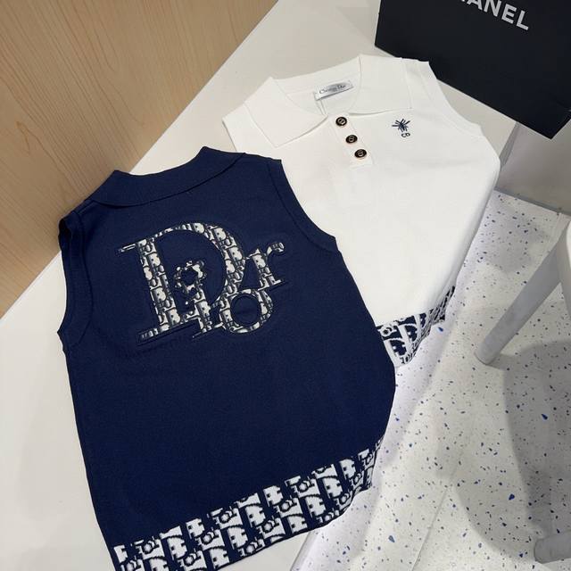 Dior Tank Top, Perfect For Layering Or Wearing Alone. One Size Fits All.