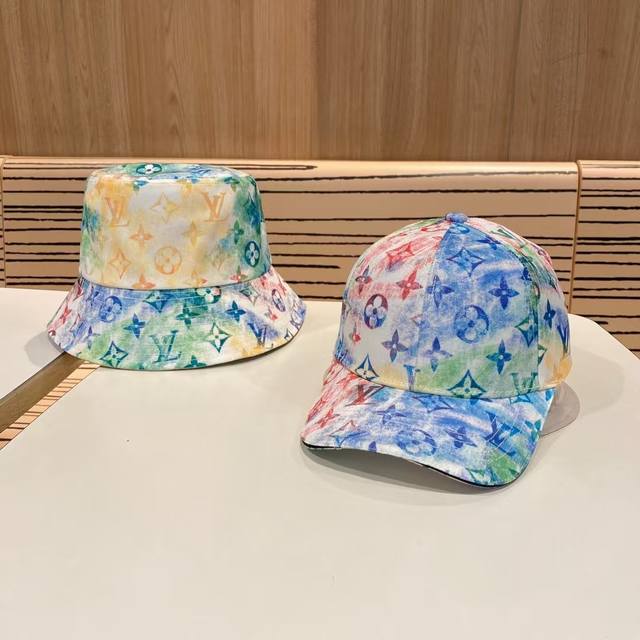 Fisherman's Hat Baseball Cap Louis Vuitton New Lv Model, Meticulously Crafted Fo
