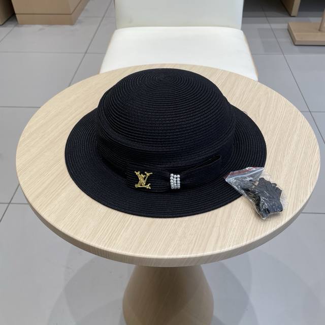 Louis Vuitton Baseball Cap, Louis Vuitton 2025 Summer New Arrival Bow Sun Hat, S