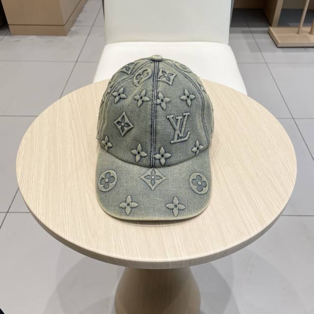 Louis Vuitton Official Website Synchronized High-End Version New Denim Baseball