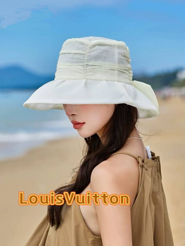 Louis Vuitton Spring/Summer Sun-Protective Fisherman's Hat For Women, Versatile
