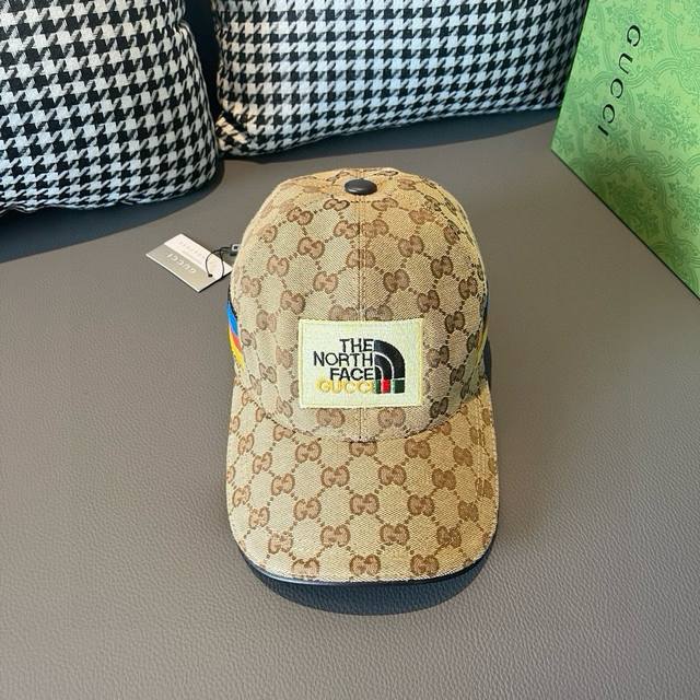 Comes With A Box And Cloth Bag, Gucci New Original Baseball Cap, North Face Embr