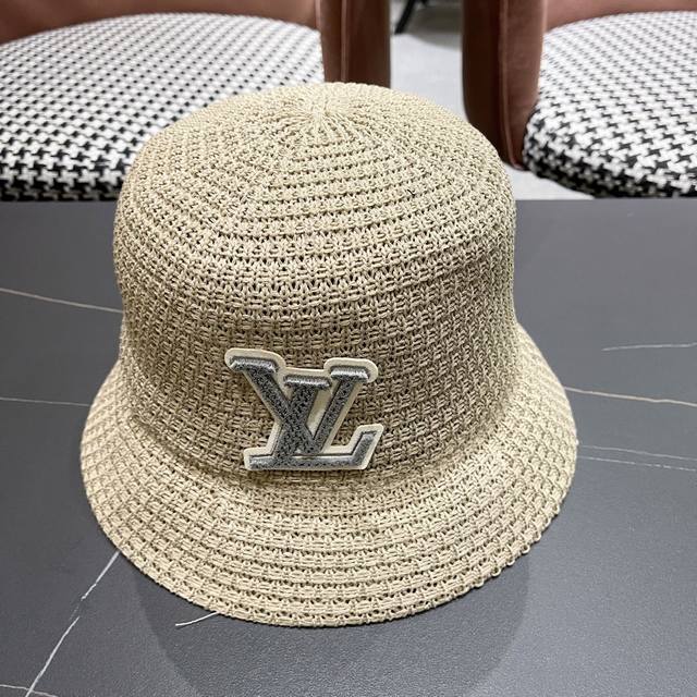 Louis Vuitton 2025 New Hollow-Out Fisherman's Hat For Men And Women, A High-Qual
