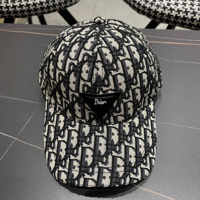 Dior New Original Baseball Cap, 1:1 Molded Custom-Made, Original Silk Fabric + T