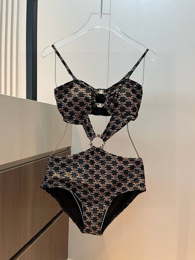 Celine Official New Swimwear Bikini, High-End Customized, S M L Xl