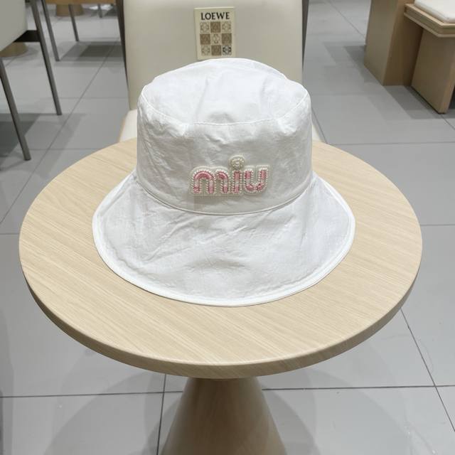 Miu Miu New Fisherman's Hat, Head Circumference 57Cm
