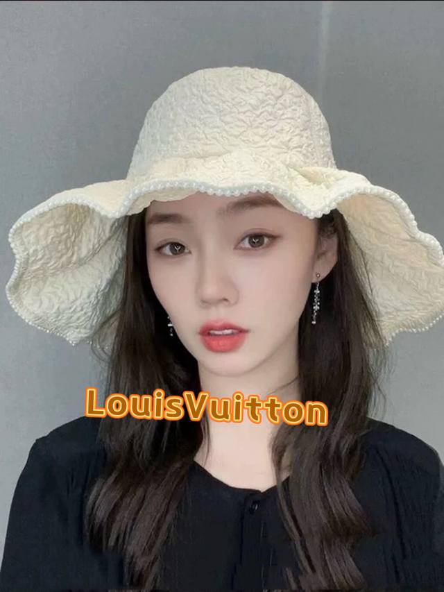 Louis Vuitton Baseball Cap Louis Vuitton New Arrival Lv Summer Oversized Brim Pe
