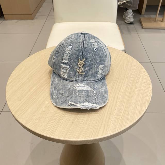 Saint Laurent Official Version Baseball Cap, Authentic Quality, Market-Exclusive