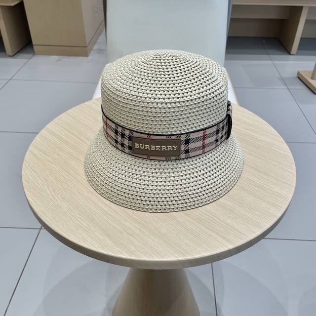 Burberry New Arrival Fisherman's Hat, Sun Hat, Super High-End Style