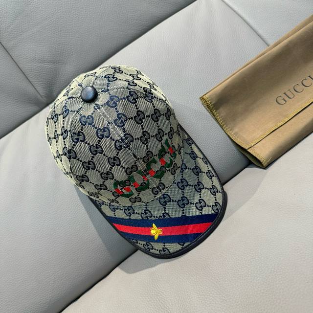 Comes With A Box And Fabric Bag, Gucci New-Style Authentic Baseball Cap, 1:1 Mol