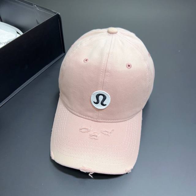 Running Lululemon~Baseball Cap New Smiley Face Gradient Color Series~ Stylish An