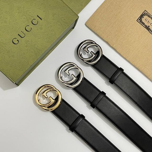 Special Gucci Size: 4.0Cm, Belt Body Made Of Black Top-Grain Calfskin, Paired Wi