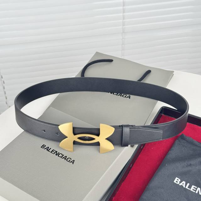 Special Balenciaga Width: 3.5 Cm Top-Grain Leather Vintage-Inspired Metal Hardwa