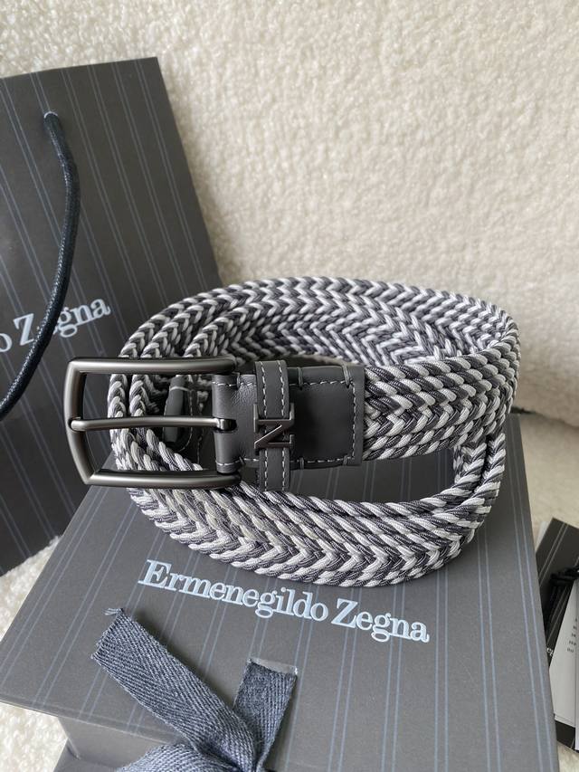 Special Zegna Fabric Stretch Belt - Comfortable And Elegant, Fashionable Yet Und