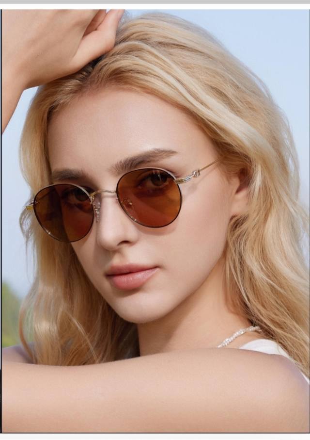 Gucc*New Minimalist Ultra-Lightweight Eyeglass Frames Metal Full-Frame Trendy Re