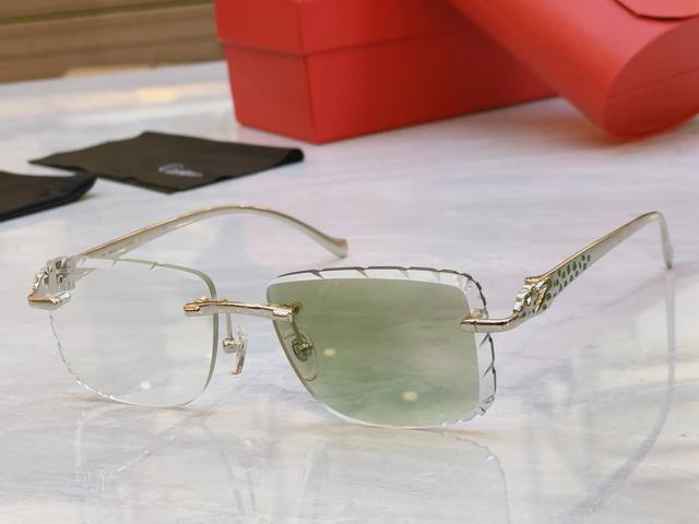Sun-Changing, Cartier New-Style Sunglasses, Ct9527O, Size: 56Mm X 17-130Mm
