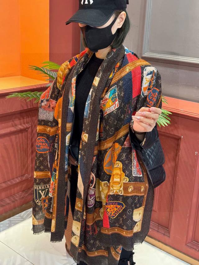 This Scarf Truly Shines And Sparkles A Must-Have From The L Chain Bag Collection
