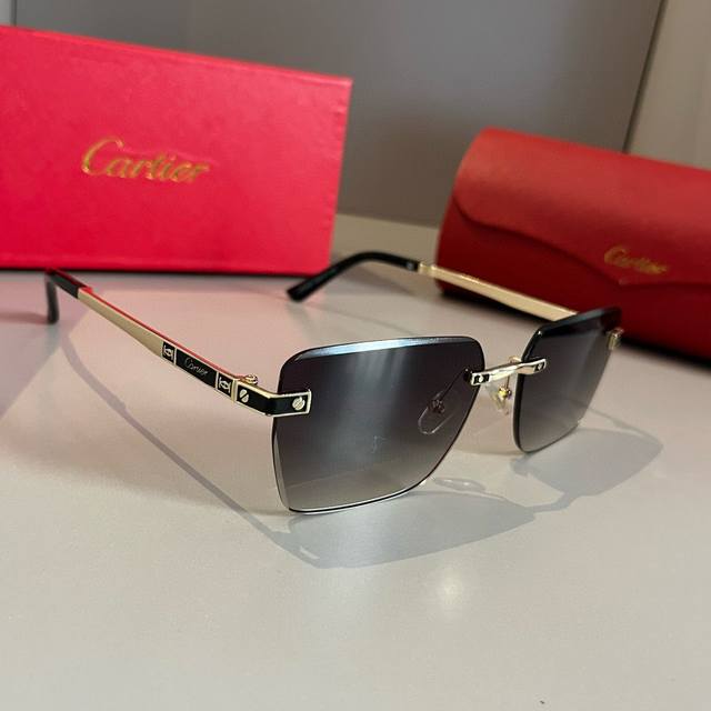 Cartier Precious Sunglasses, Made Of Metal With A Lightweight Electroplated Fini