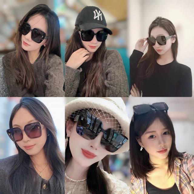 Lv 2025 Spring New Arrival Trendy Bestseller Fashionable Square Frame Sunglasses