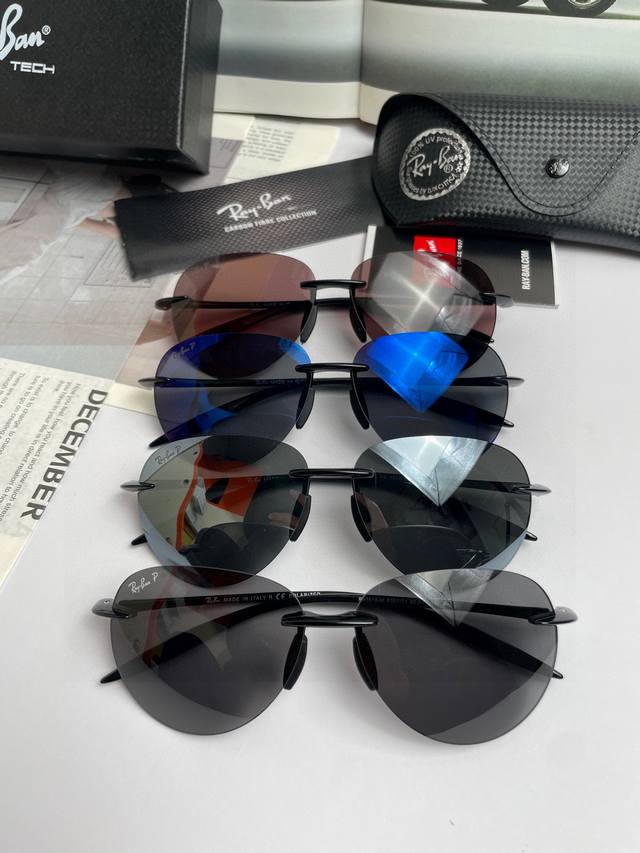 New Model Brand: Ray-Ban High-Quality Men's Polarized Sunglasses. Ultra-Lightwei