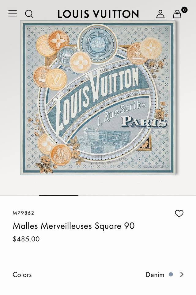 Slv2519 18-Meter Double-Sided 90X90Cm Twill Silk Lvmalles Merveilleuses