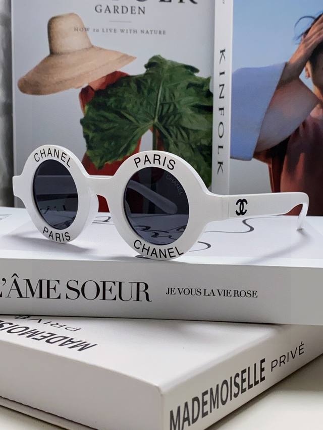 Chanel Chanel English Letter Sunglasses For Women, Trendy European And American