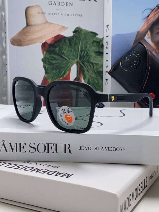 Ray-Ban Ferrari Collaboration Sunglasses For Men And Women, Polarized, Fashionab