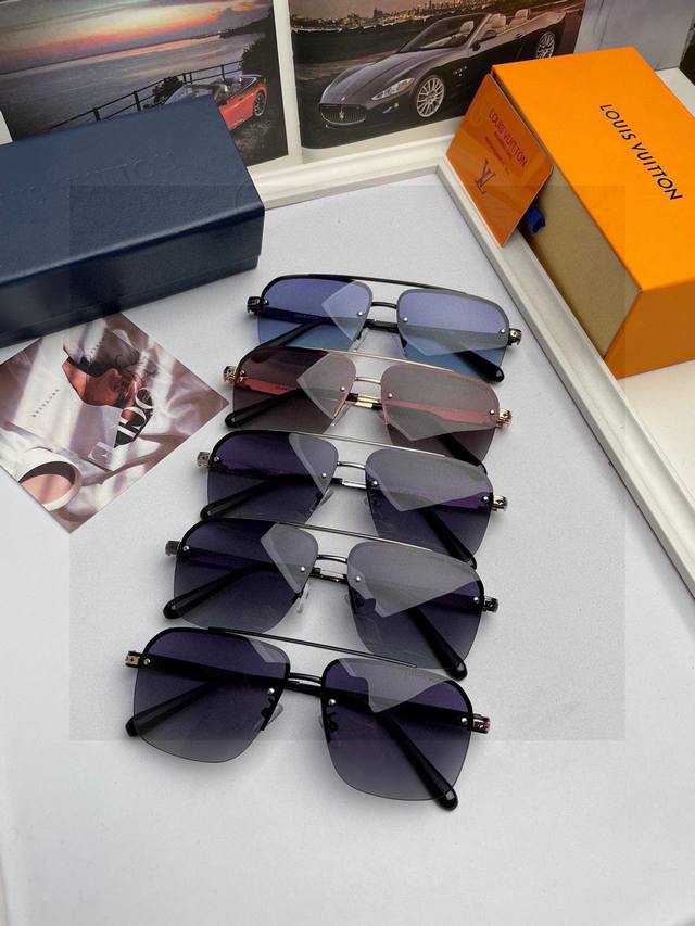 New Brand: Louis Vuitton Lv Authentic Quality Men's And Women's Polarized Sungla