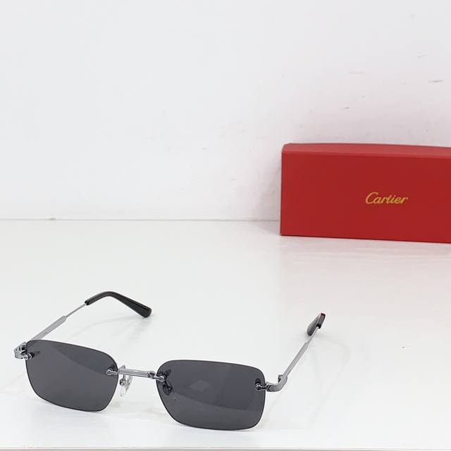 Sun Cartier*Model: Ct0349O Size: 56Mm 16-140 Titanium~