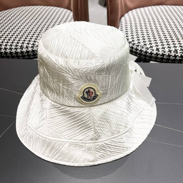 Moncler 2025 Spring/Summer New Fisherman's Hat For Women, Japanese-Style Literar