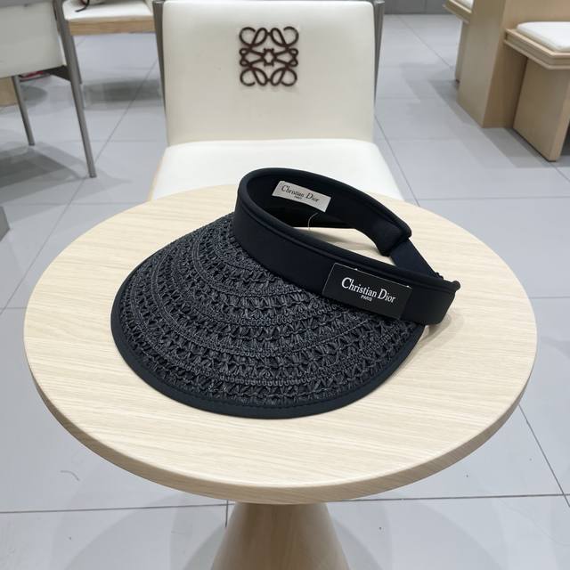 Dior Dior Spring/Summer Woven Open-Top Straw Hat So Many People Love It For A Re