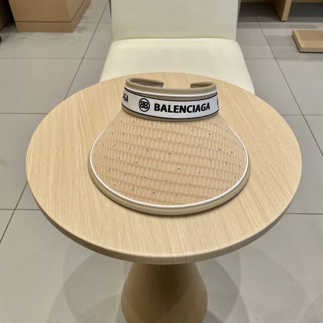 Latest Balenciaga, Open-Top Sun Hat, Best Quality, Casual And Elegant, Compare F