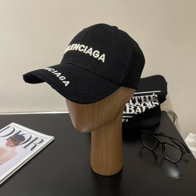 Balenciaga Paris New Baseball Cap In Stock, Ships Immediately Minimalist And Fas