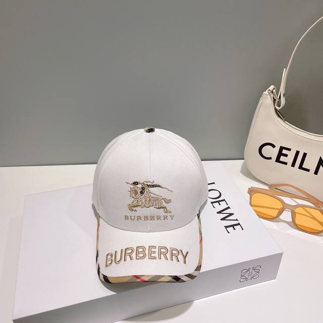 Comes With A Dust Bag. Burberry 3D Embroidered Baseball Cap, Original Design, Co