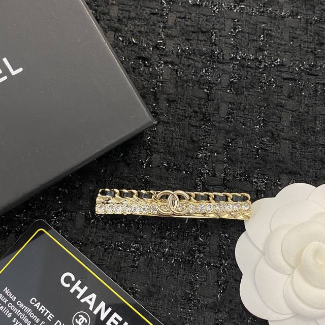 Chanel Hairpin Hot-Selling New Arrival Chanel 22C Metal Lambskin Leather Crystal